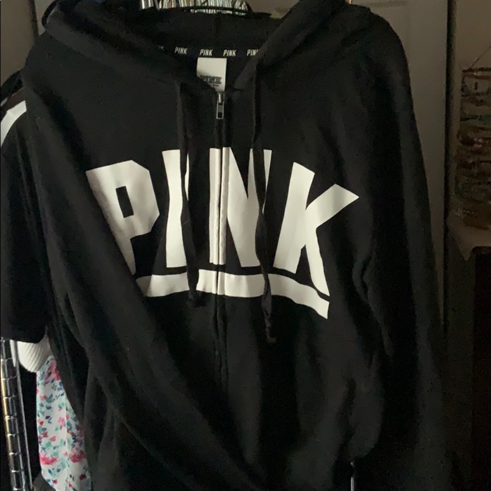 VICTORIA SECRET PINK ZIP UP - MEDIUM